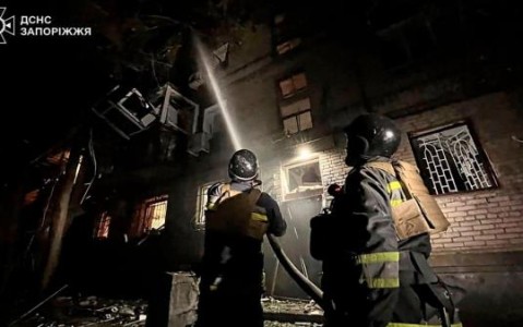 乌克兰扎波罗热地区遭俄罗斯空袭，导致16人受伤